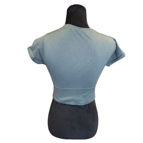 Offline Women's Blue Crop Athletic Top Size Small - Picture 3 of 7